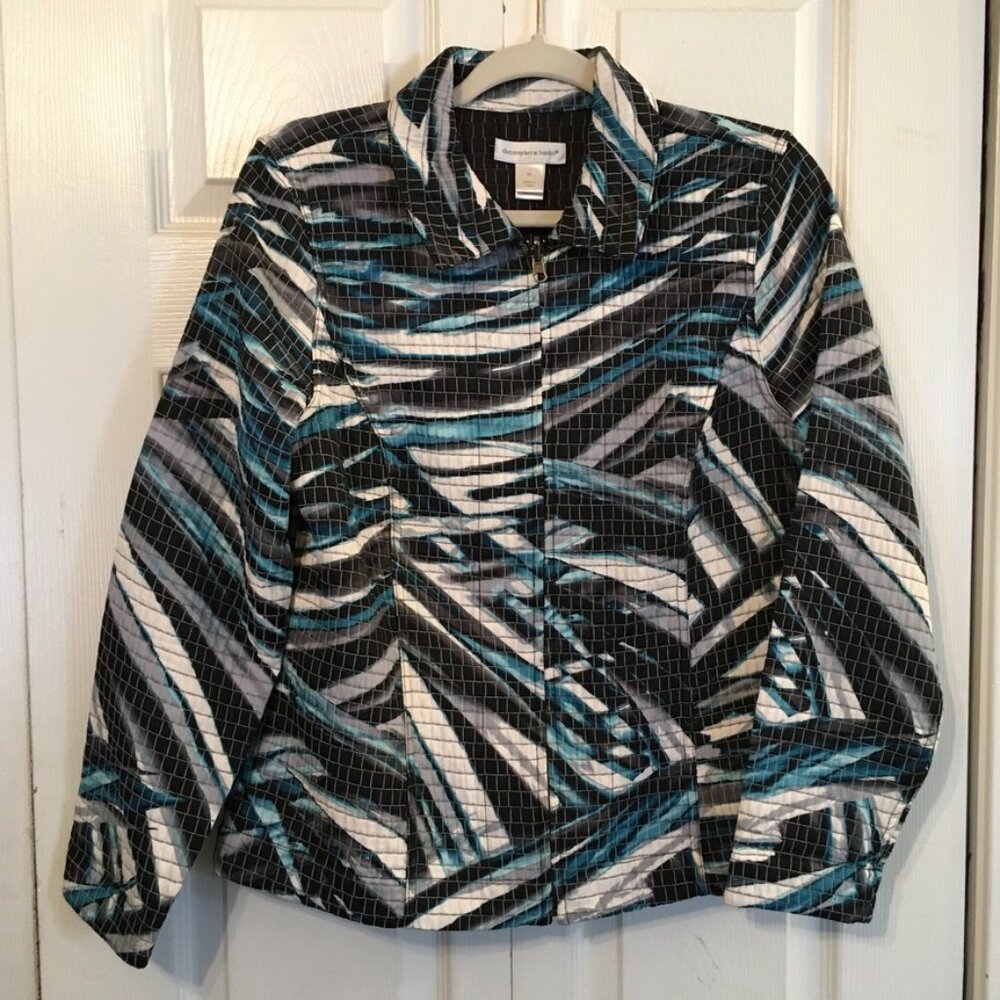 Christopher & Banks Reversible Quilted Full Zip Jacket